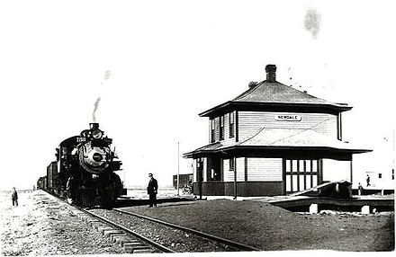 Newdale Train Depot